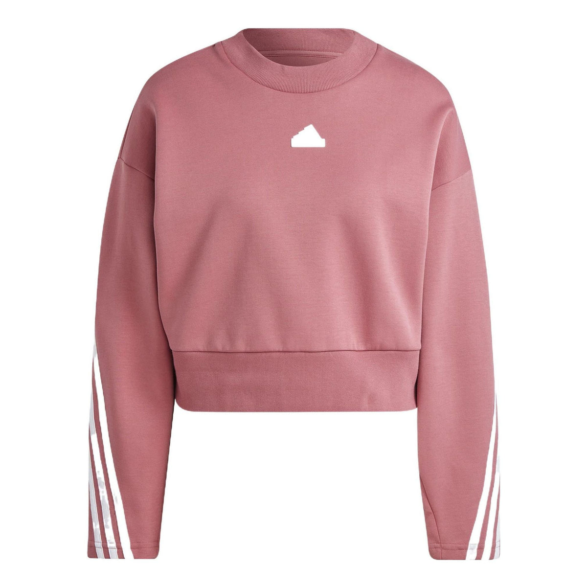(WMNS) adidas Future Icons 3-Stripes Sweatshirt 'Rose' IB8498