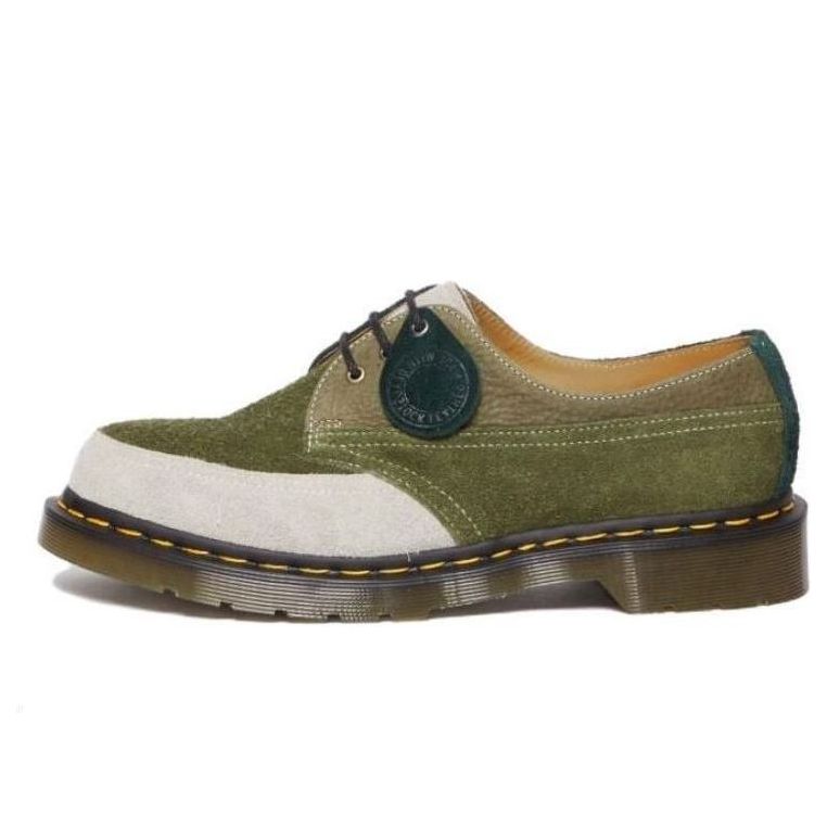Dr.Martens 1461 Made in England Deadstock Leather Oxford Shoes 'Multicolor - Quilon Suede' 31079649