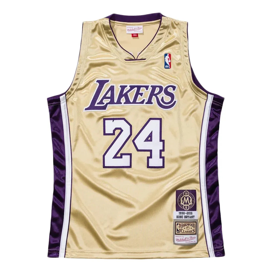 Mitchell & Ness HOF NBA Authentic Jersey 'Kobe Bryant 24' LH05GOLD