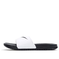 (WMNS) Nike KLAPKI Benassi Swoosh 'Black White' 312432-102