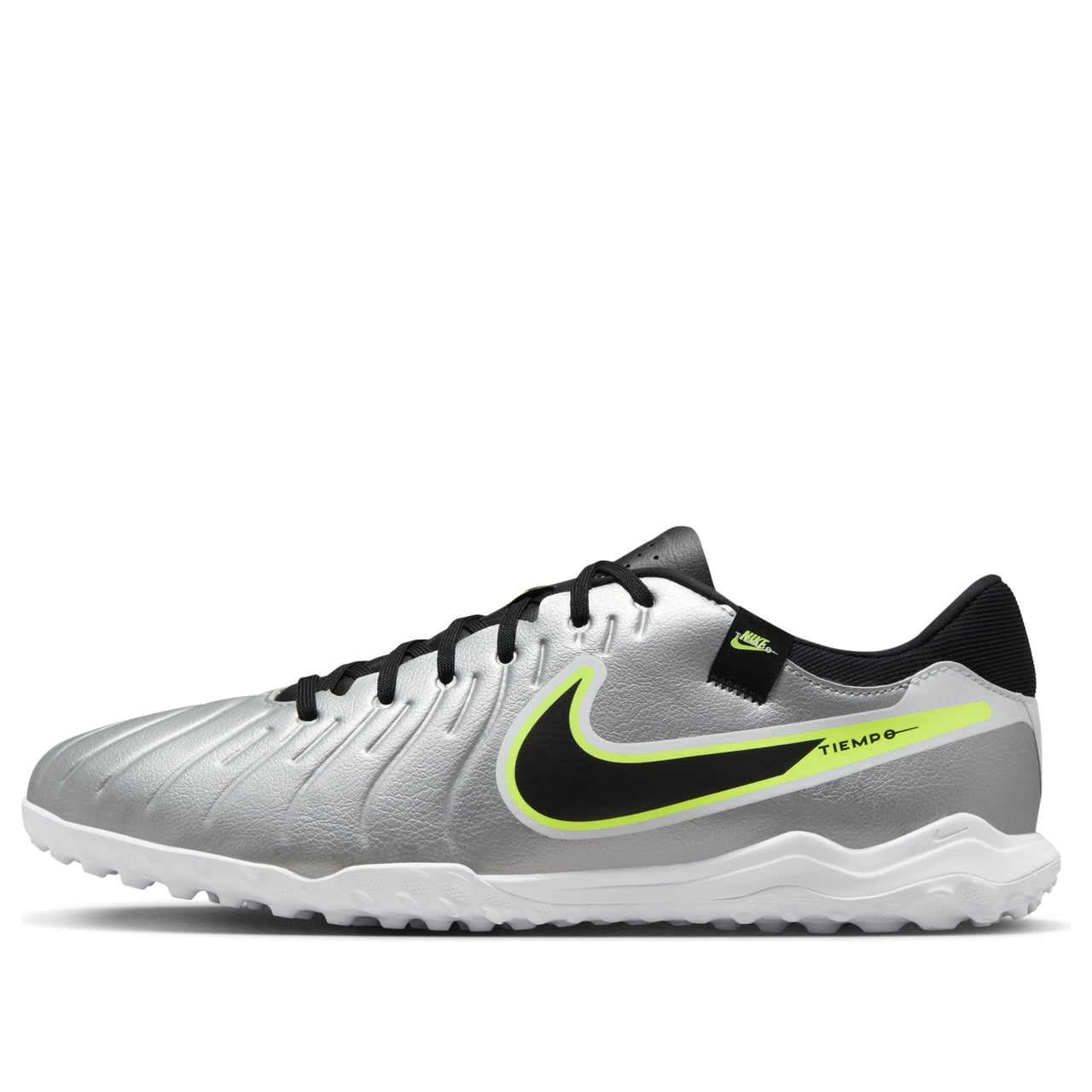 Nike Tiempo Legend 10 Academy TF 'Metallic Silver Black Volt' DV4342-001