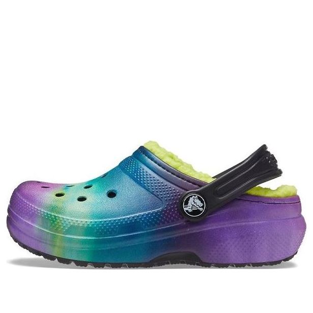 (GS) Crocs Classic Lined Out of the World Clogs 'Multi-Color' 207322-0GU