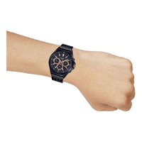 CASIO Waterproof Stainless Steel Strap BlackGold Dial Mens BlackGold Analog MTP-E303B-1A22021