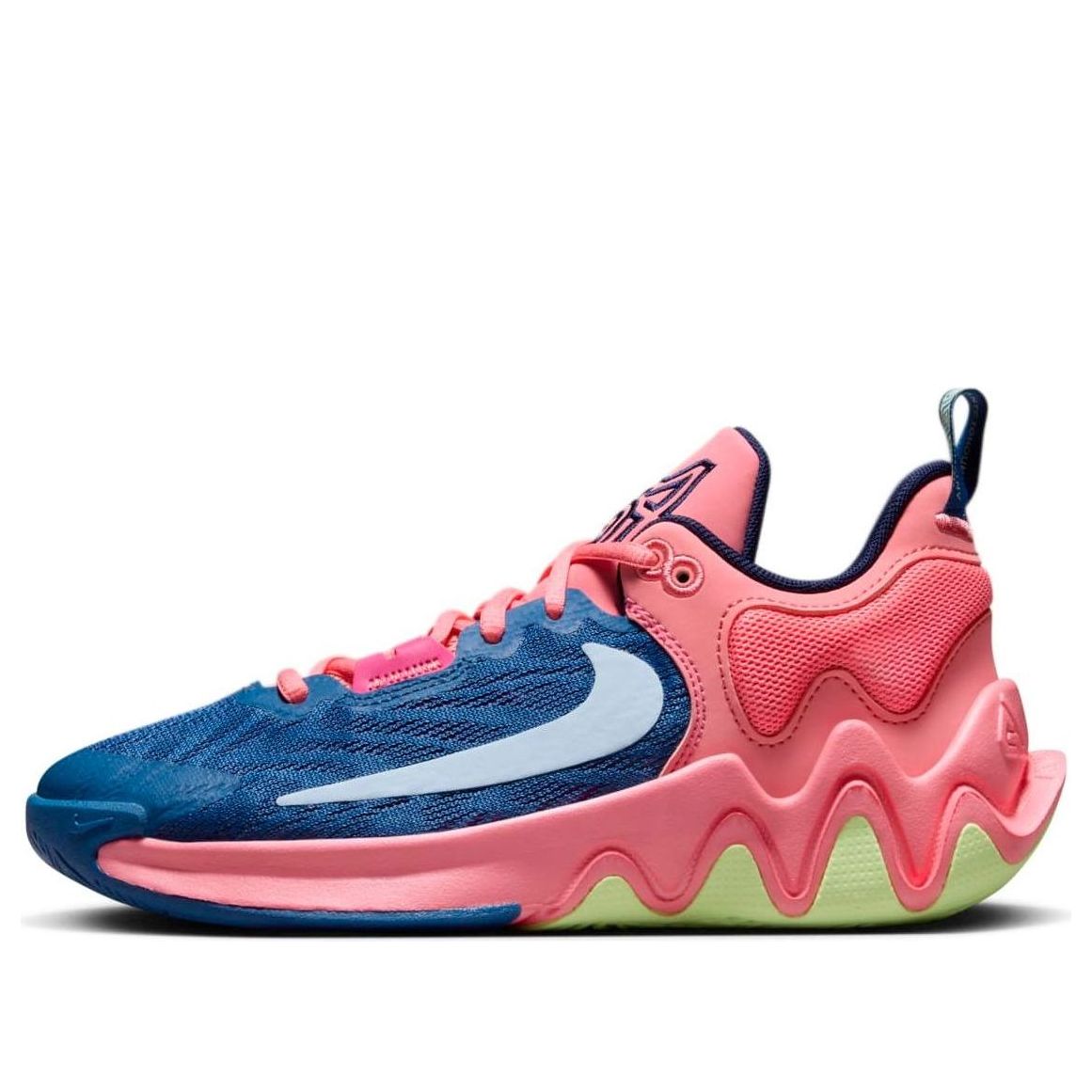 (GS) Nike Giannis Immortality 2 'Dark Marina Blue Laser Crimson' FQ8168-630