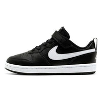 (PS) Nike Court Borough Low 2Velcro 'Black White' BQ5451-002
