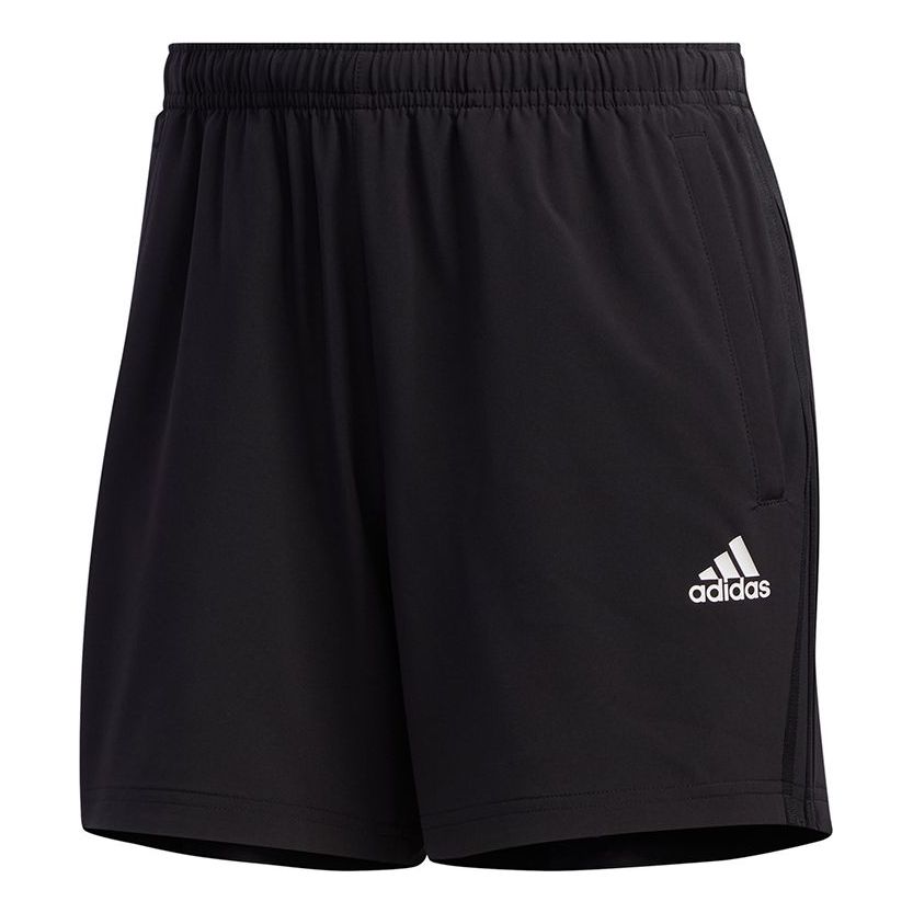 (WMNS) adidas Mh 1/4 Shorts Sports Running Training Woven Black FT2879