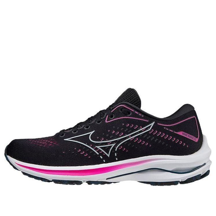 (WMNS) Mizuno Wave Rider 25 Project Zero 'Black Pink' J1GD215423