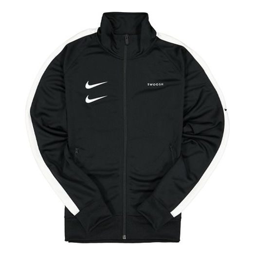 Nike Double Retro Sports Jacket Coat Male Black CJ4884-010