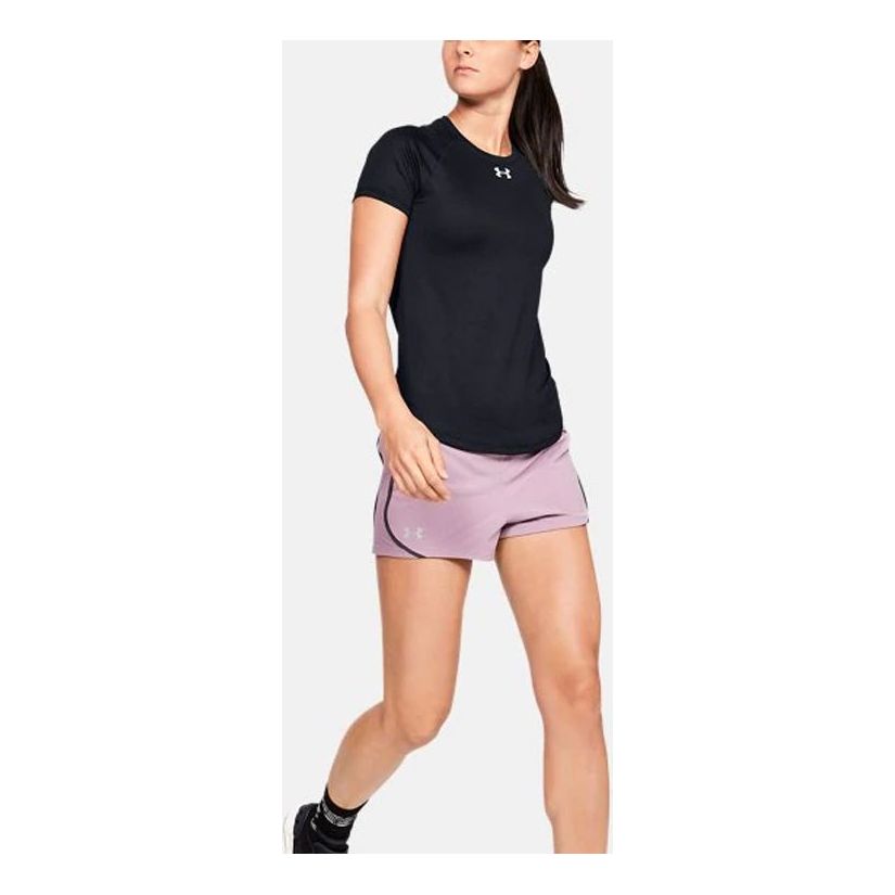 (WMNS) Under Armour Qualifier Hex Delta Tee Black 1326504-001