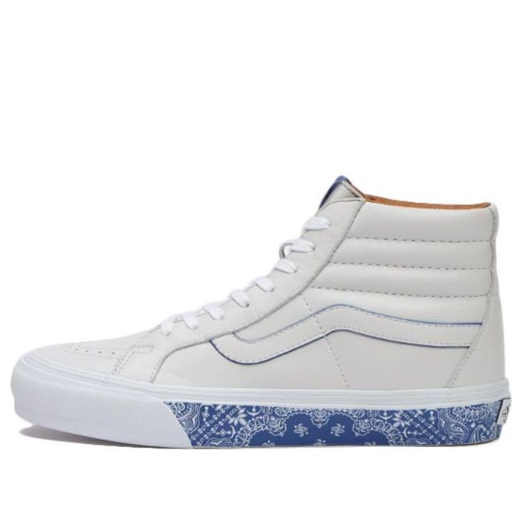 Vans Sk8-Hi Reissue LX 'Bandana White True Blue' VN0A4BVH7WM