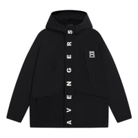 Li-Ning x MARVEL Graphic Windbreaker 'Black White' AFDSC93-2