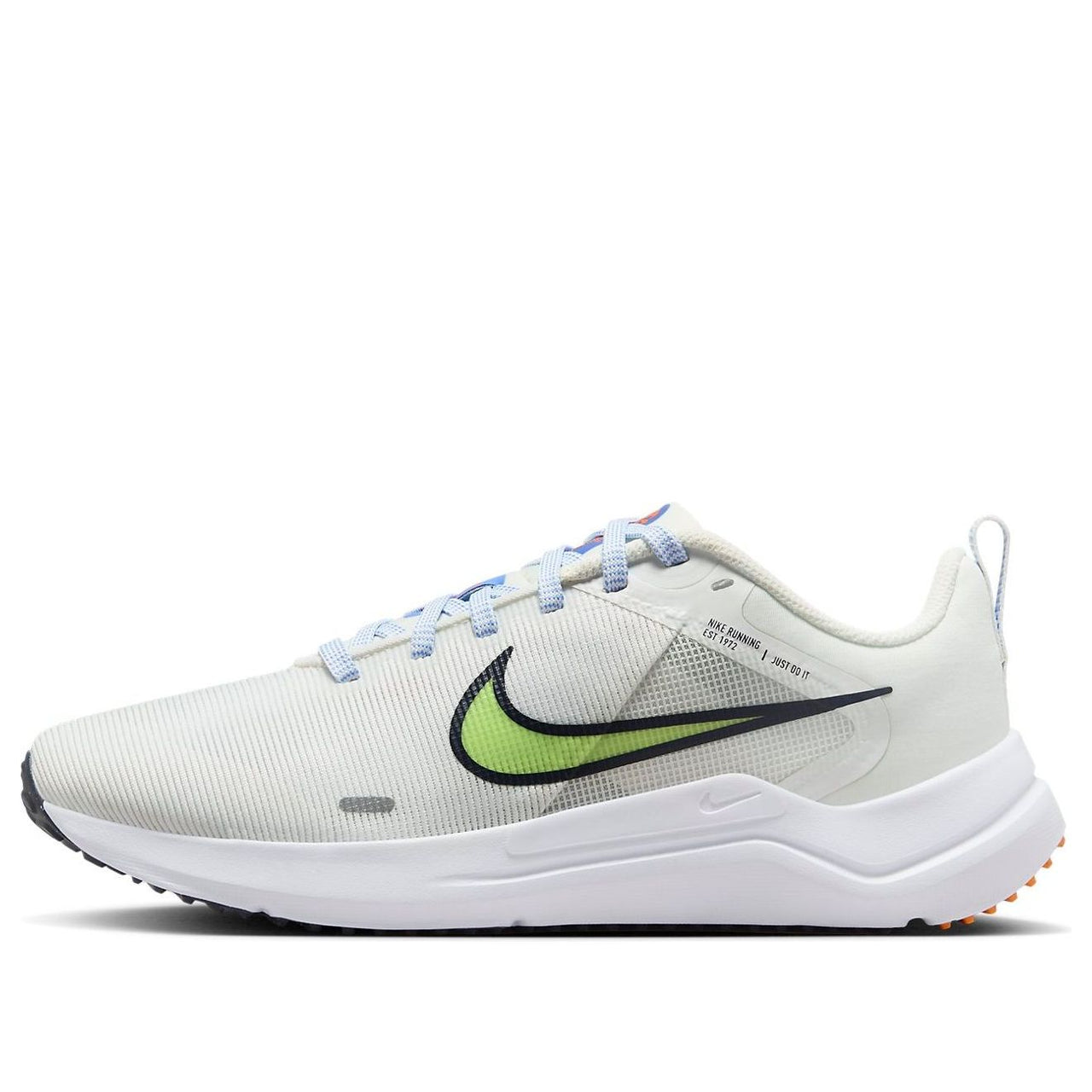 (WMNS) Nike Downshifter 12 'Summit White Lime Blast' DD9294-104