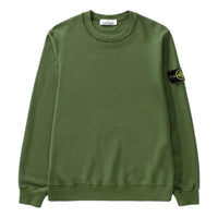 STONE ISLAND Garment Dyed Classic Sweatshirt 'Olive' 771563020-V0058
