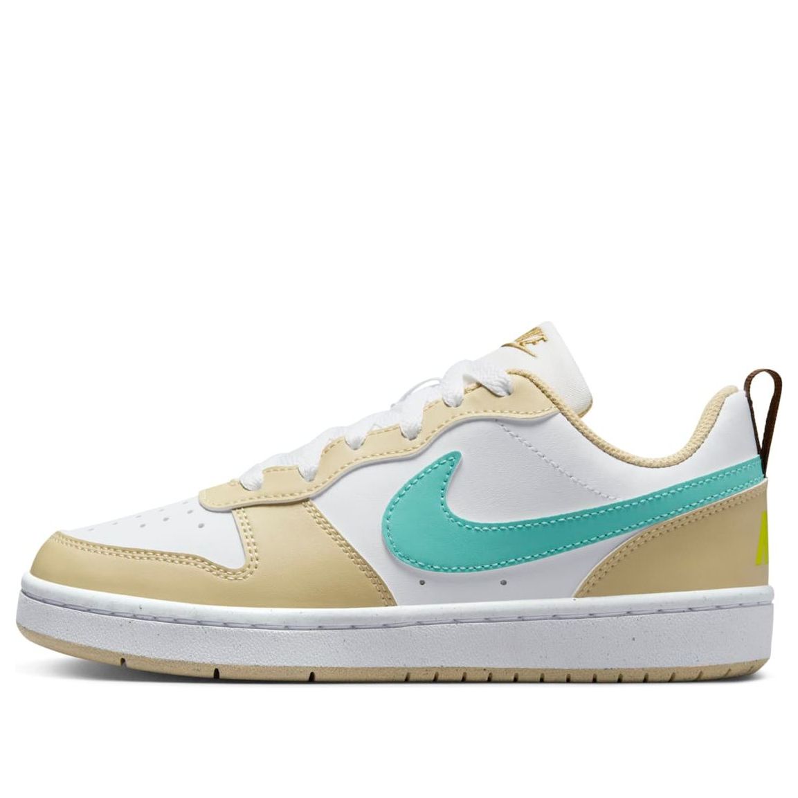 (GS) Nike Court Borough Low Recraft 'White Gold Mint' HM3726-731