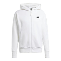 adidas Z.N.E. Premium Full-Zip Hooded Track Top 'White' IN5092