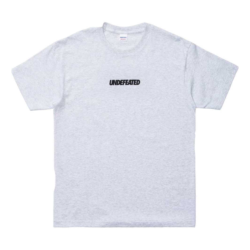 UNDEFEATED LOGO S/S TEE Logo Printing Short Sleeve Unisex Gray 80098-GRAY