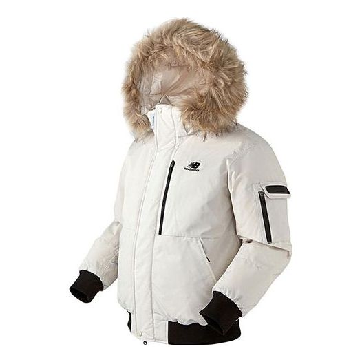 New Balance Patrol Down Jacket 'White Black' NBNPA43043-IV