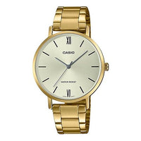 CASIO DRESS Series Waterproof Gold Analog LTP-VT01G-9B