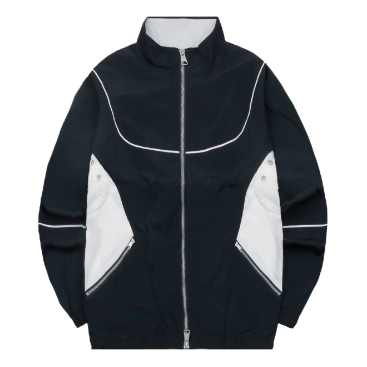 Air Jordan Essential Statement Warm Up Jacket 'Black Grey' DV7625-010