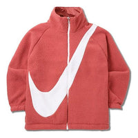 (WMNS) Nike lamb's wool reversible Jacket Asia Edition Red CI8938-897