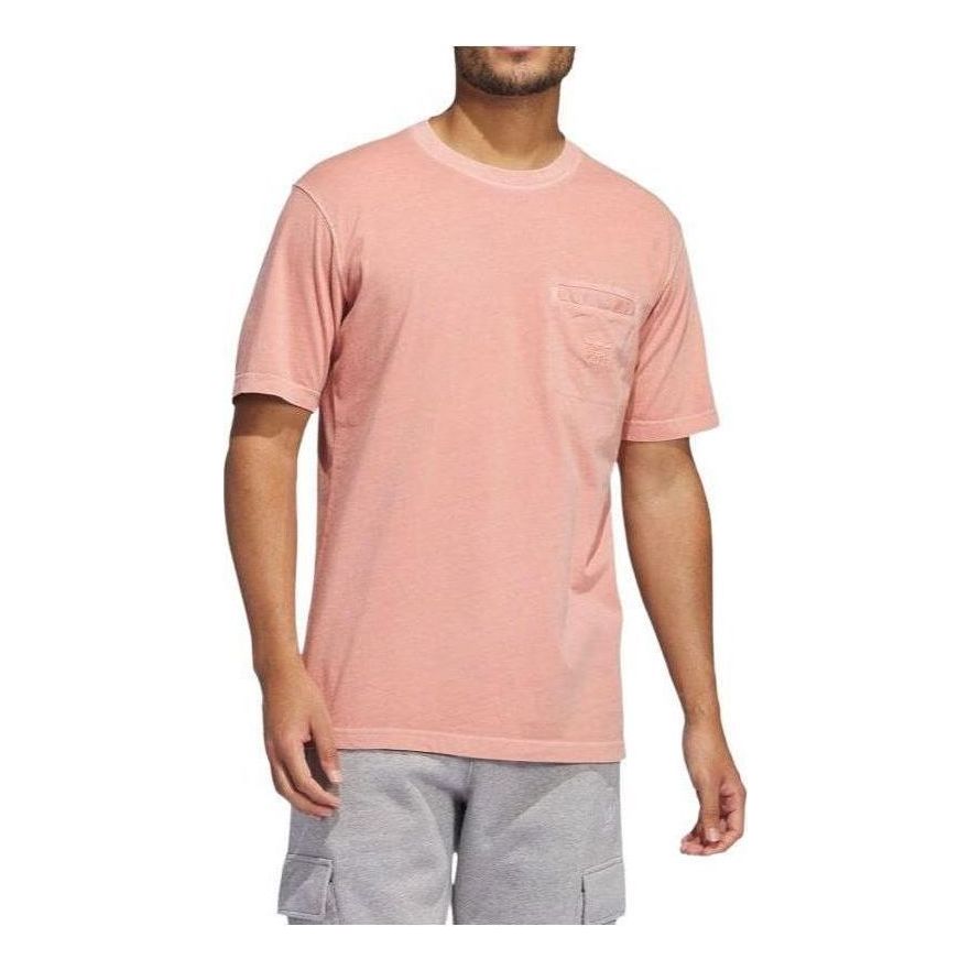adidas Trefoil Essentials + Dye Pocket T-shirt Asia Sizing 'Wonder Clay' IU2359