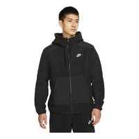 Nike Sportswear Style Essentials Zipped Jacket 'Black White' DD4883-010