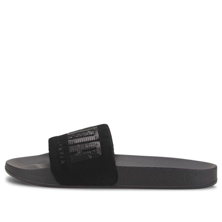 (WMNS) PUMA Charlotte Olympia x Leadcat Slide 'Black' 371837-01
