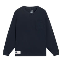 Li-Ning Chinese Color Pocket Long Sleeve T-shirt 'Black' AHSS751-1
