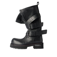 (WMNS) Balenciaga Venom High Boot 'Black' 833594WBEQ11000