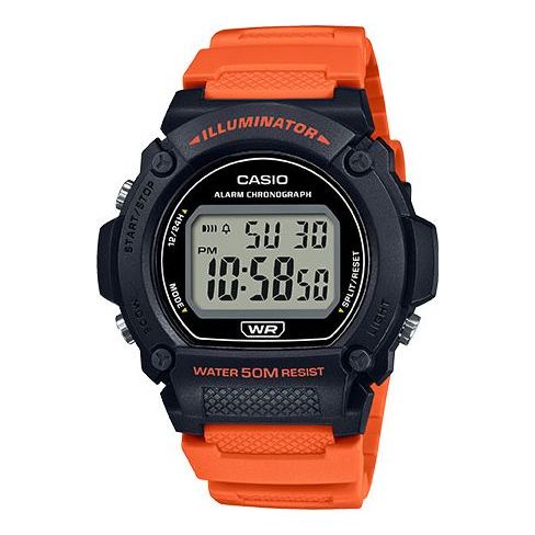 Men's CASIO Sports Watch 50m waterproof Mens W-219H-4AV