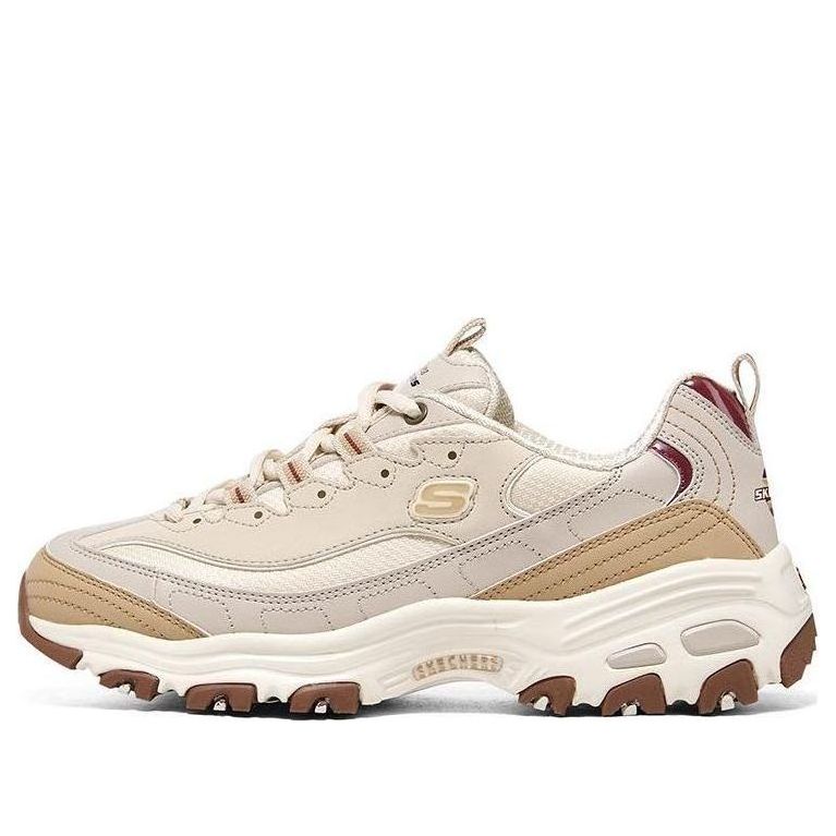 (WMNS) Skechers Sport D'lites 1.0 'Beige Brown' 896262-NAT
