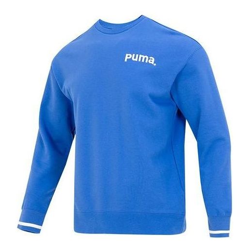 PUMA Team Crew Tr Logo Sweater 'Blue' 620614-92