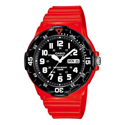 CASIO Male YOUTH Japan / South Korea Fashion Sports Mens Red Analog MRW-200HC-4B
