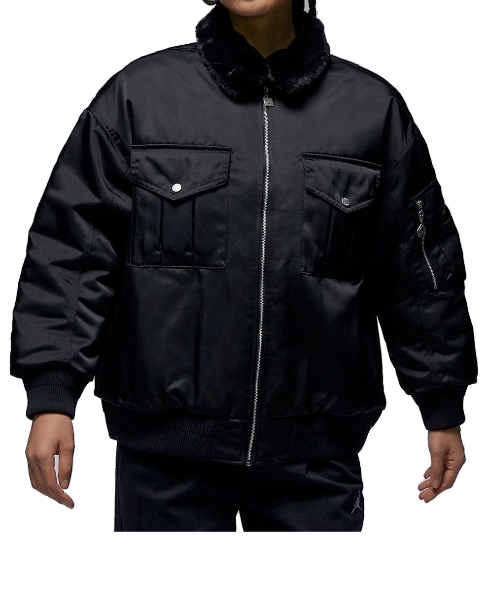 (WMNS) Air Jordan Renegade Jacket Asia Sizing 'Black' FB5089-010