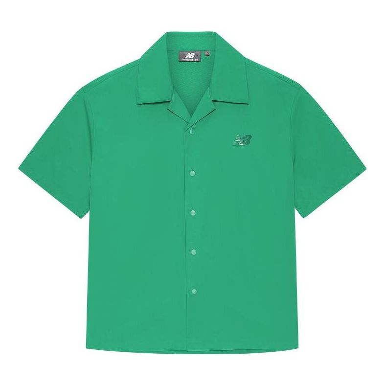 New Balance x Nice Rice SS23 Polo Shirt 'Green' 5HD27011-GRN