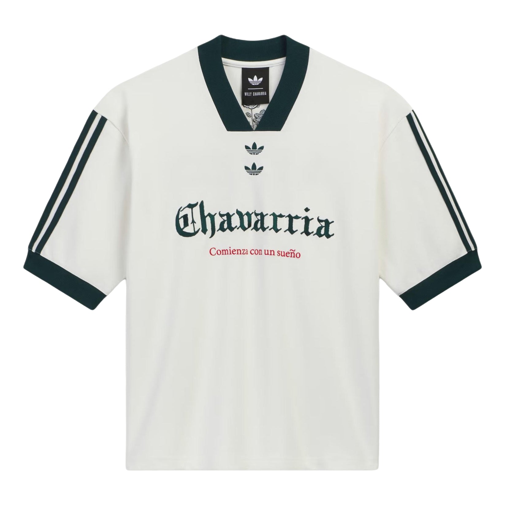 adidas x Chavarria Soccer T-Shirt Asia Sizing 'Off White' KY7708