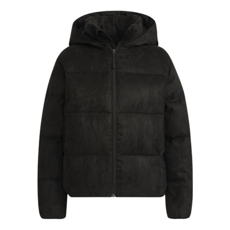 (WMNS) adidas Warm Hooded Sports Down Jacket 'Black' H20810
