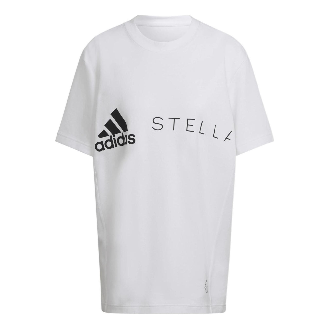 (WMNS) adidas by Stella McCartney Logo T-Shirt 'White Black' HB7401