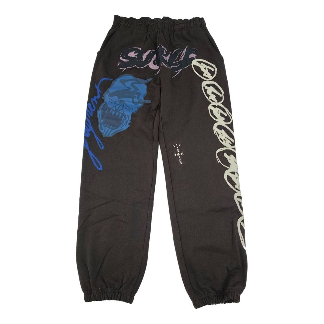 Travis Scott Cactus Jack For Fragment Sunrise Sweatpants 'Washed Black' CJFN-SS33