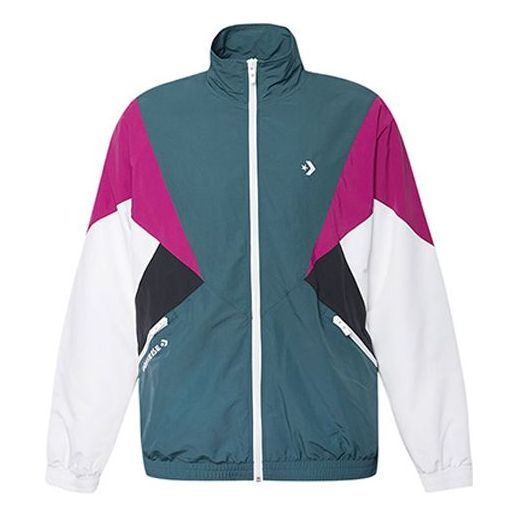 Converse Men's Classic Contrast Jacket Green 10018363-A02