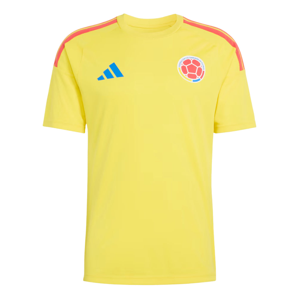 adidas Colombia 26 Home Fan Jersey Asia Sizing 'Impact Yellow' KS3894