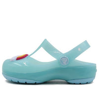 (PS) Crocs Small Crocs Outdoor Flat Heel Sports ice blue Sandals 205534-4O9