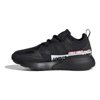 (GS) adidas ZX 2K J 'Wordmark Heel Stripe - Black' FX5226