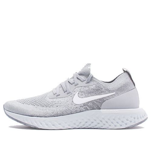 (WMNS) Nike Epic React Flyknit 'Wolf Grey' AQ0070-002