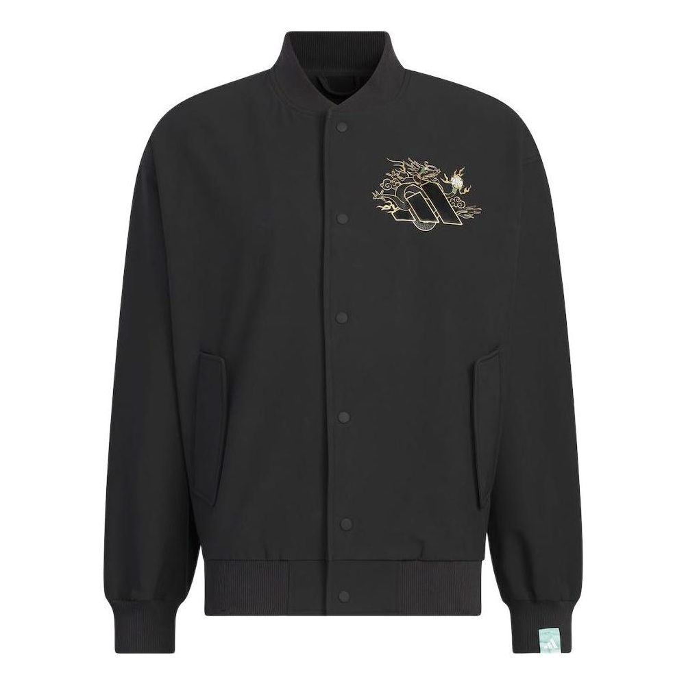 adidas Originals Baseball CNY Jacket Asia Sizing 'Black' JE3501
