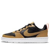 (GS) Nike Court Borough Low 2 'Black Orange White' BQ5448-004