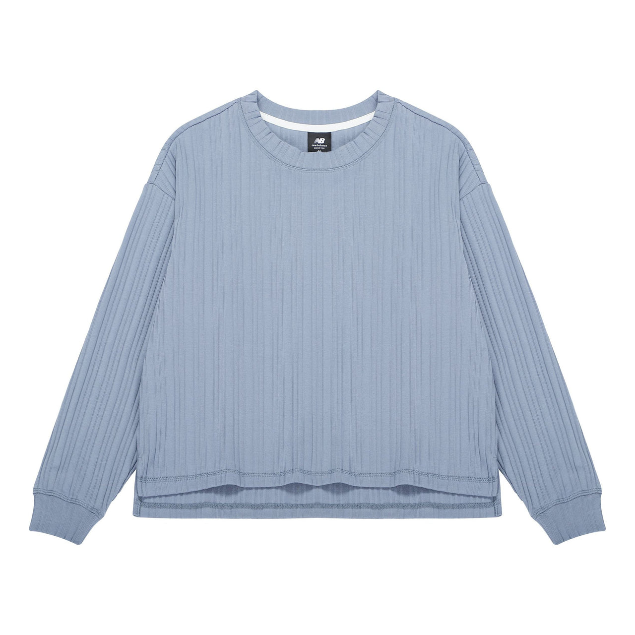 (WMNS) New Balance Casual Rib-Knit Top 'Blue' AWT23319-AGY