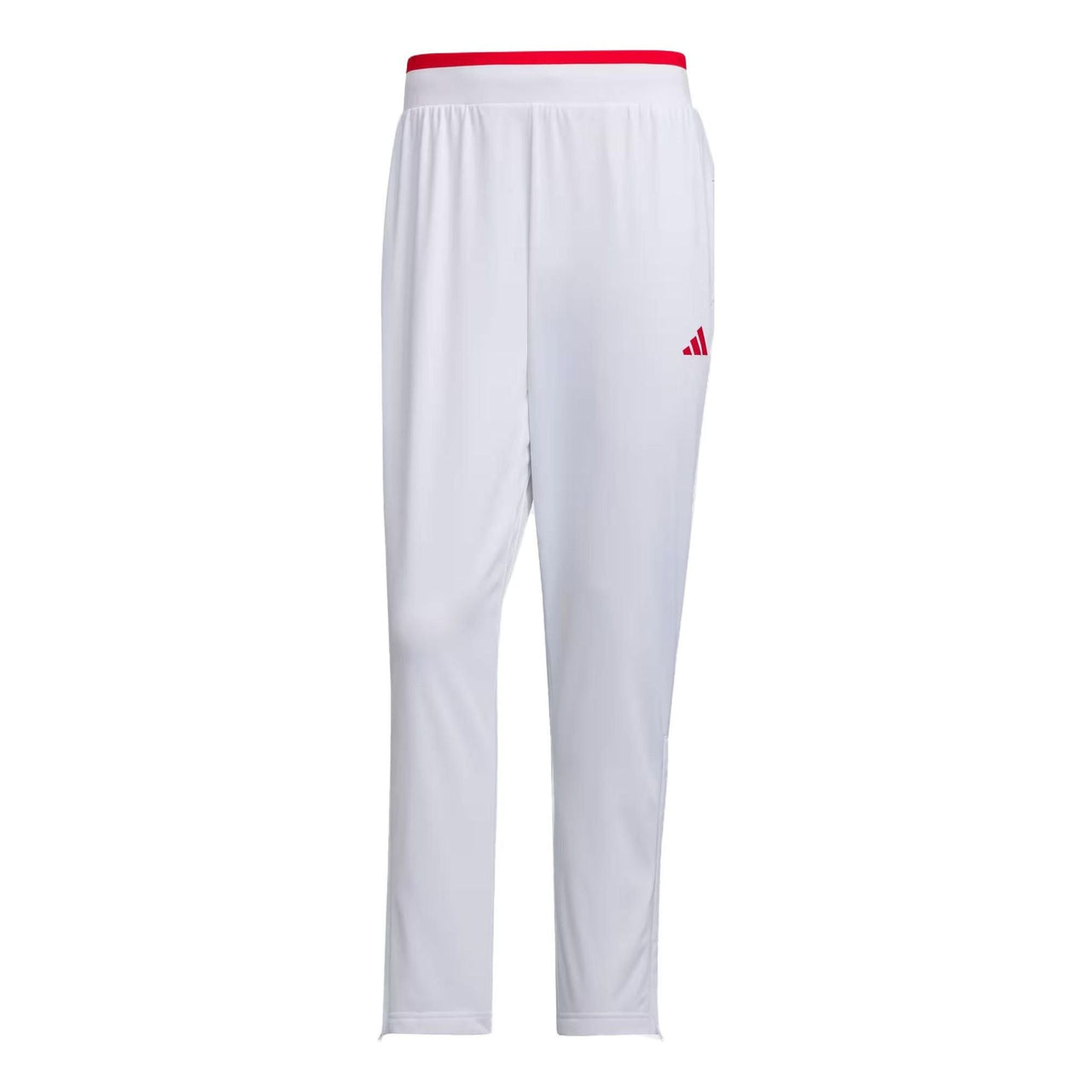 adidas Knit Tennis Pants 'White Red' IV7577