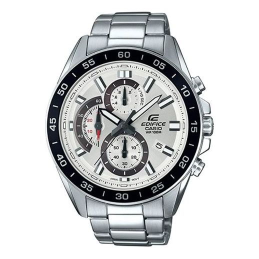 CASIO EDIFICESeries Men'ses Mens Silver Analog EFV-550D-7AV