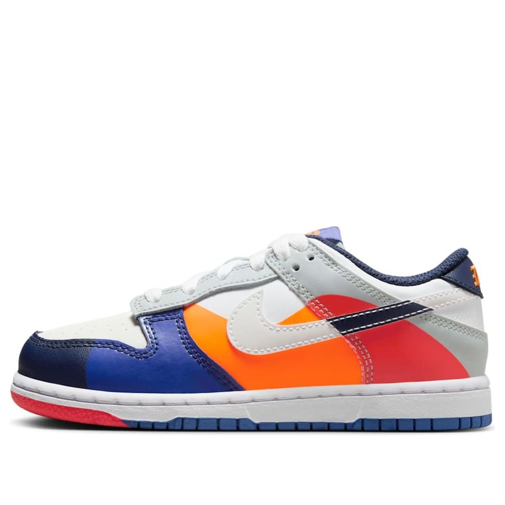 (PS) Nike Dunk Low SE 'White Light Silver Midnight Navy' FQ7673-100
